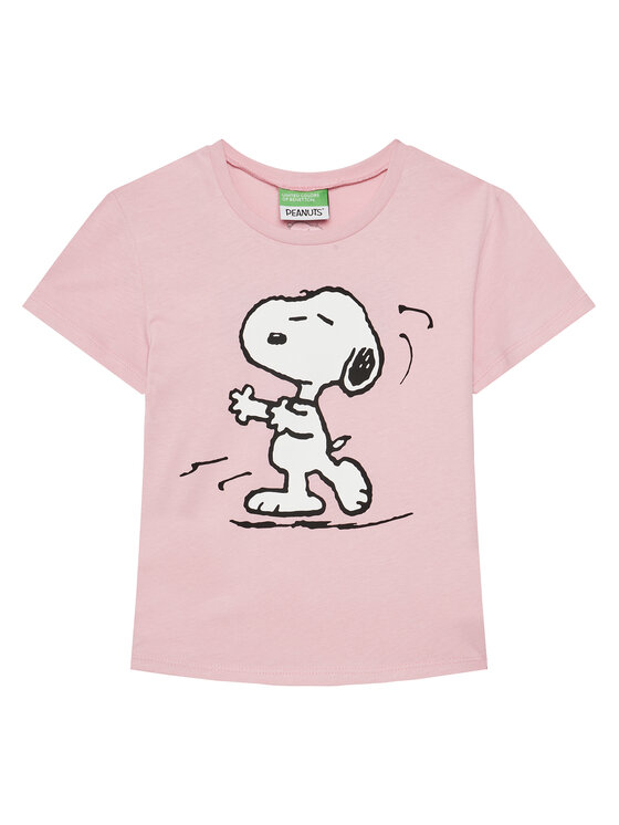 United Colors Of Benetton Тишърт 3X1SC10NG Розов Regular Fit за Момичета цена