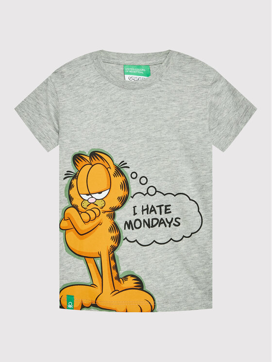 United Colors Of Benetton Тишърт Garfield 3096G103U Сив Regular Fit за Момчета цена