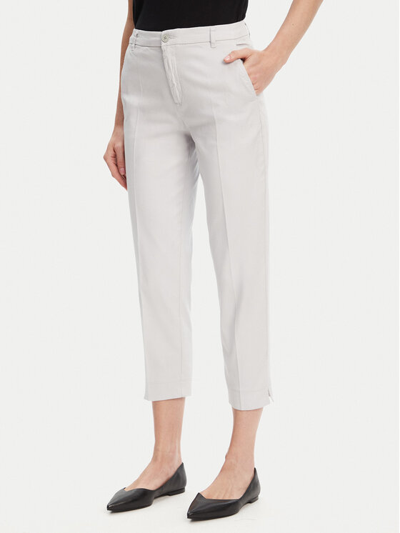 United Colors Of Benetton Чино панталони 4CDR558R5 Сив Slim Fit за Жени цена