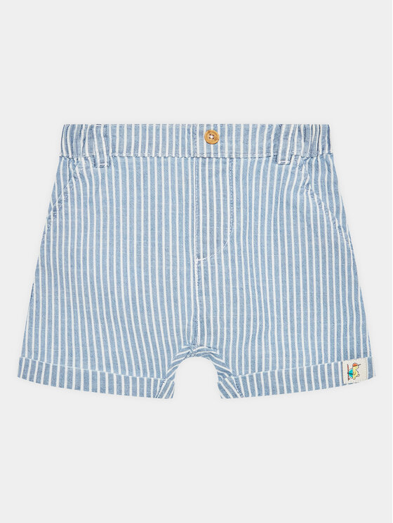 United Colors Of Benetton Шорти от плат 47PQA900A Син Regular Fit за Бебета цена