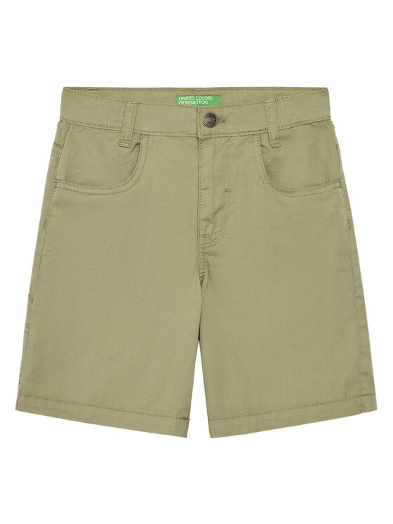 United Colors Of Benetton Шорти от плат 47RGC902U Зелен Regular Fit за Момчета цена