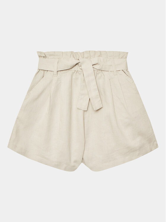United Colors Of Benetton Шорти от плат 4BE7C901H Бежов Regular Fit за Момичета цена