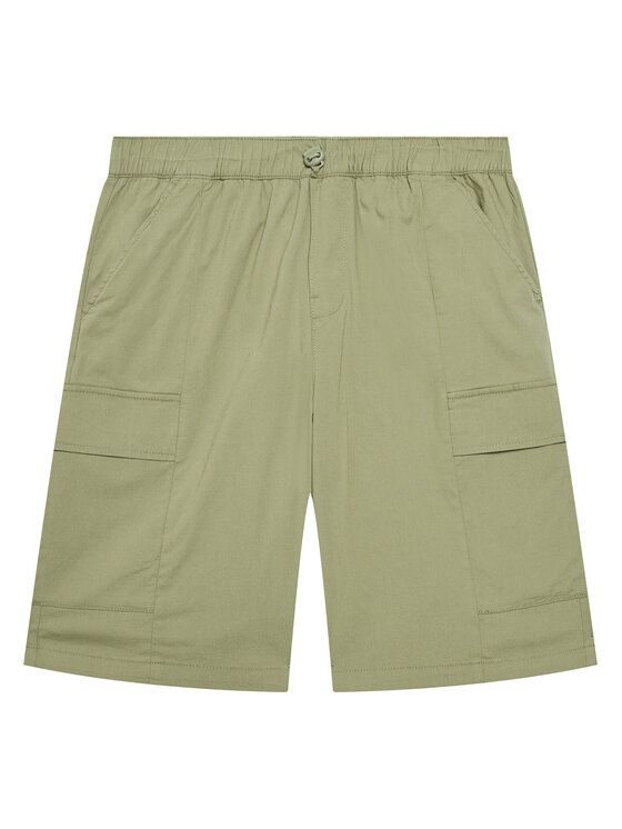 United Colors Of Benetton Шорти от плат 4L2VC9046 Зелен Regular Fit за Момчета цена