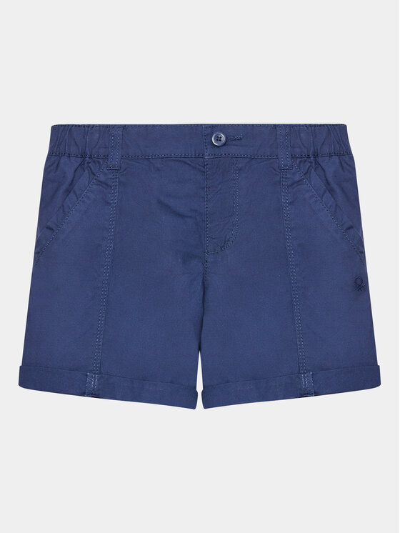 United Colors Of Benetton Шорти от плат 4LN6G900N Тъмносин Regular Fit за Момчета цена