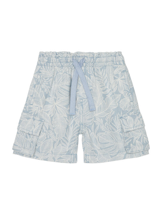 United Colors Of Benetton Шорти от плат 4Q89G902L Син Regular Fit за Момчета цена