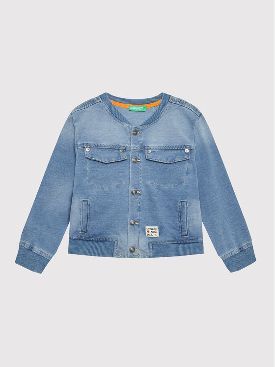 United Colors Of Benetton Яке бомбър 2BAYGN003 Син Regular Fit за Момчета цена