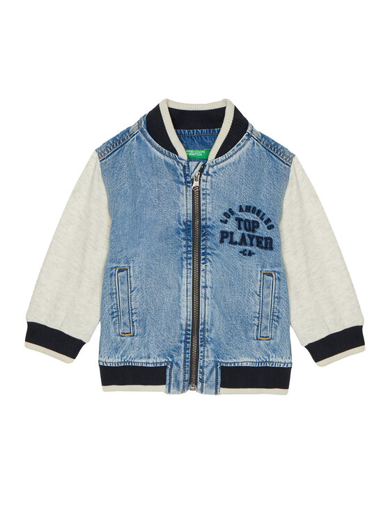 United Colors Of Benetton Яке бомбър 2R76GN03R Син Regular Fit за Момчета цена