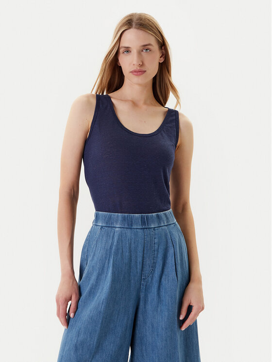 United Colors Of Benetton топ 37UJE8398 Тъмносин Regular Fit за Жени цена