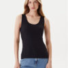 United Colors Of Benetton топ 3GA2DH010 Черен Slim Fit за Жени цена