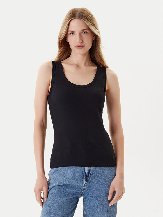 United Colors Of Benetton топ 3GA2DH010 Черен Slim Fit за Жени цена
