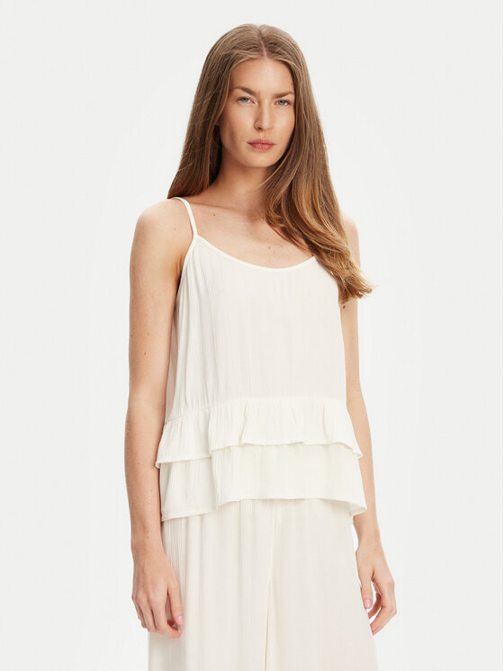United Colors Of Benetton топ 4VW95H00B Екрю Relaxed Fit за Жени цена