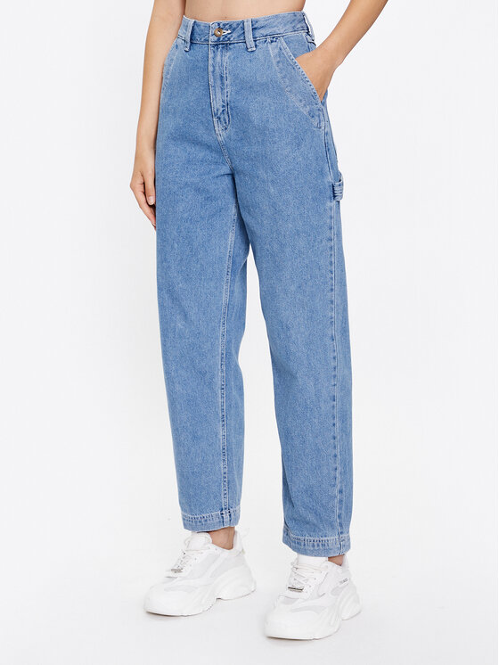 Vans Дънки Ground Work Denim Pant VN000A7J Син Regular Fit за Жени цена