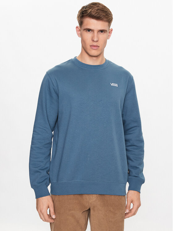 Vans Суитшърт Core Basic Crew Fleece VN0A7YDU Син Classic Fit за Мъже цена