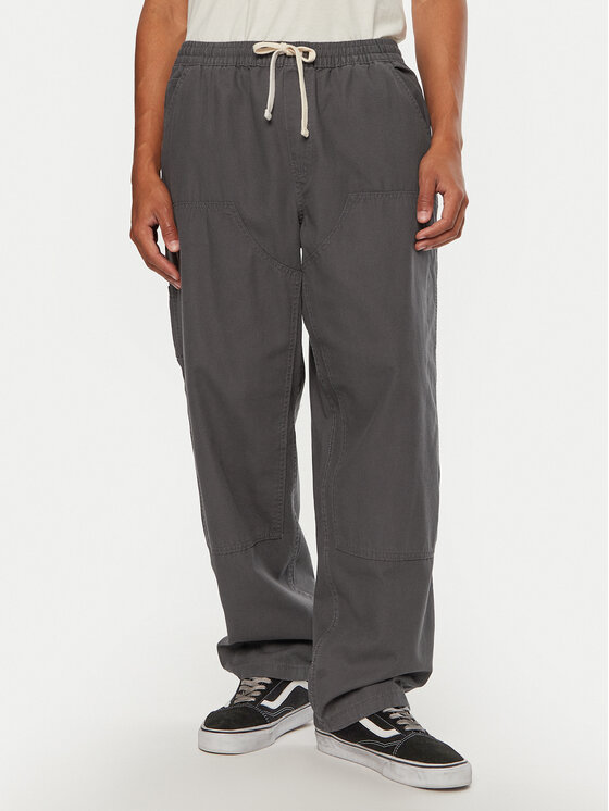 Vans Текстилни панталони Ranger VN000HAH Сив Baggy Fit за Мъже цена