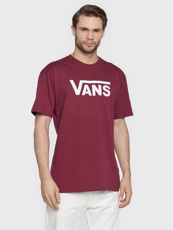 Vans Тишърт Classic VN000GGG Бордо Classic Fit за Мъже цена