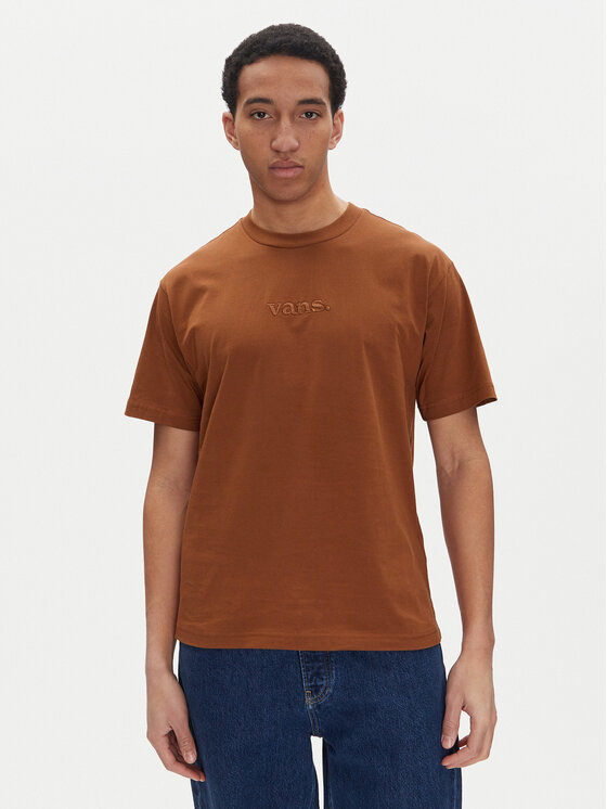 Vans Тишърт Essential VN000HPZ Кафяв Loose Fit за Мъже цена