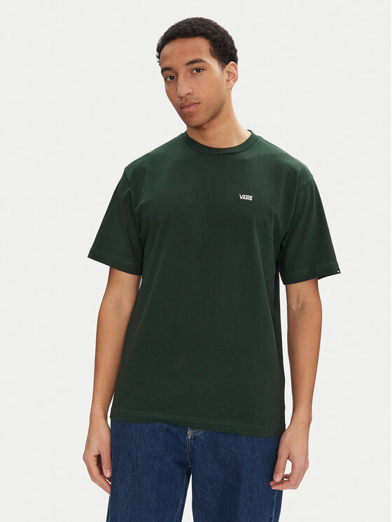 Vans Тишърт Left Chest II VN000P1P Зелен Loose Fit за Мъже цена