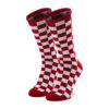 Vans Чорапи дълги мъжки Checkerboard Crew VN0A3H3ORLM1 Червен за Мъже цена