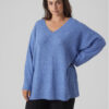 Vero Moda Curve Пуловер 10297266 Син Regular Fit за Жени цена