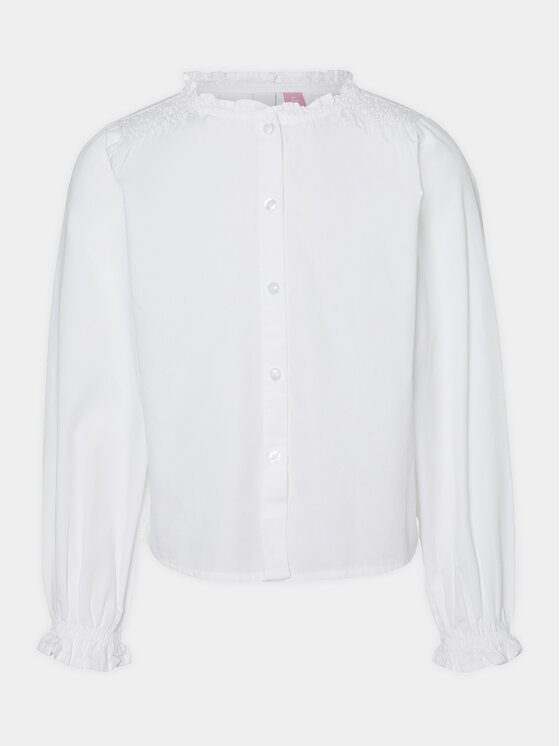 Vero Moda Girl Риза Joa 10299028 Бял Relaxed Fit за Момичета цена