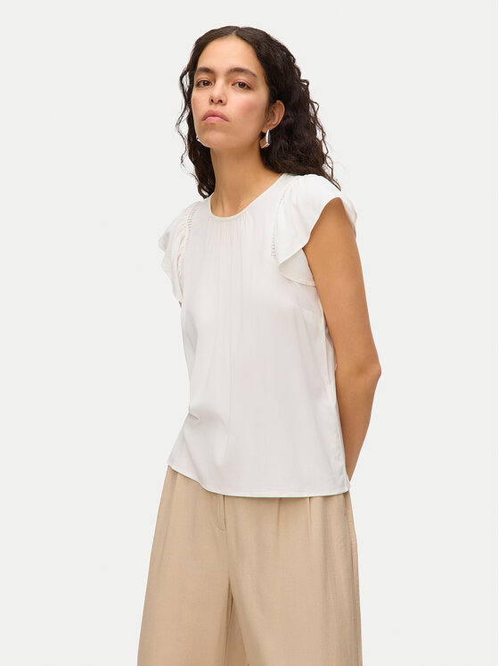 Vero Moda Блуза Bella 10325248 Бял Standard Fit за Жени цена
