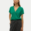 Vero Moda Блуза Bella 10327551 Зелен Regular Fit за Жени цена