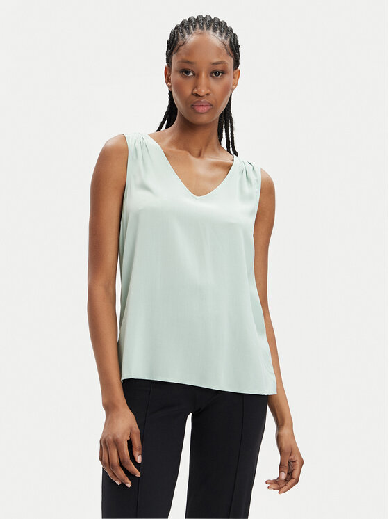 Vero Moda Блуза Brit 10286648 Зелен Loose Fit за Жени цена