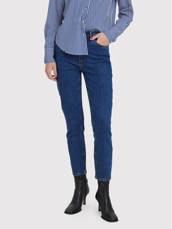 Vero Moda Дънки Brenda 10268434 Тъмносин Straight Fit за Жени цена