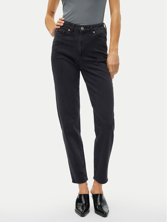Vero Moda Дънки Tessa 10302983 Сив Mom Fit за Жени цена