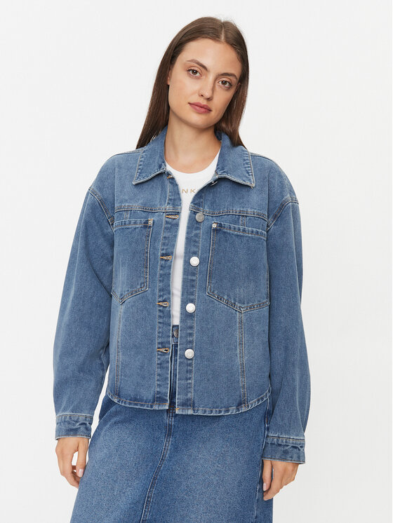 Vero Moda Дънково яке Josie 10294181 Син Relaxed Fit за Жени цена