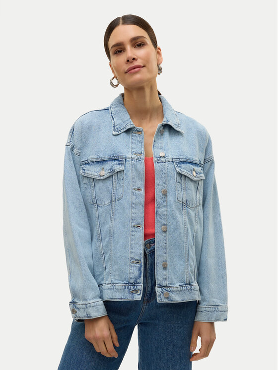Vero Moda Дънково яке Tessa 10329868 Син Relaxed Fit за Жени цена