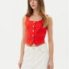 Vero Moda Елек Wild Alinia 10323777 Червен Slim Fit за Жени цена