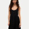Vero Moda Лятна рокля Bumpy 10325283 Черен Loose Fit за Жени цена