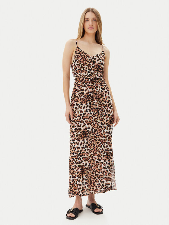 Vero Moda Лятна рокля Easy 10307995 Кафяв Regular Fit за Жени цена