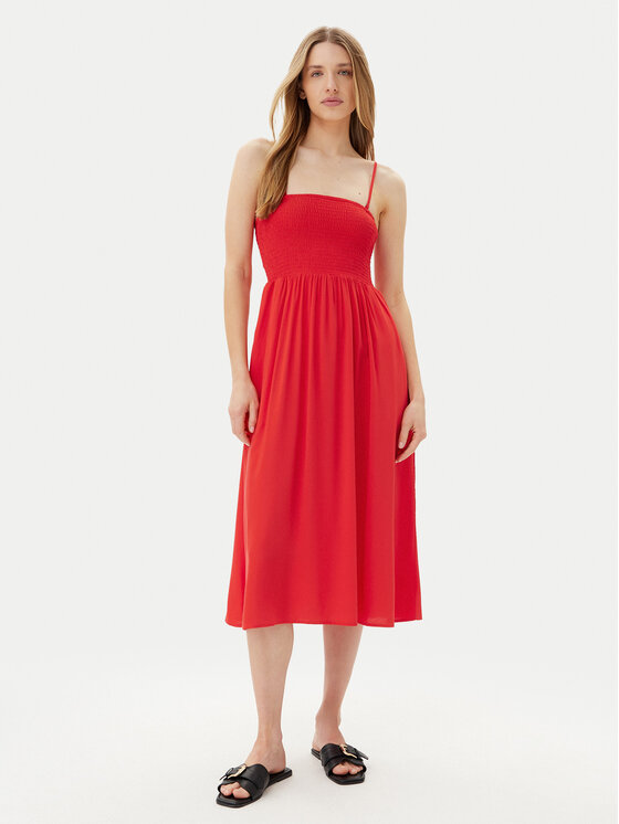 Vero Moda Лятна рокля Easy 10328766 Червен Regular Fit за Жени цена