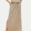 Vero Moda Макси пола Mymilo 10321622 Бежов Regular Fit за Жени цена