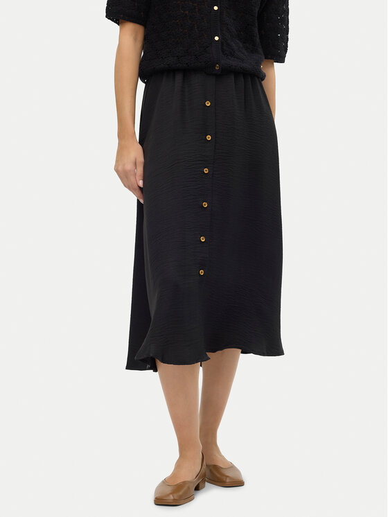 Vero Moda Миди пола Melaney 10304134 Черен Regular Fit за Жени цена
