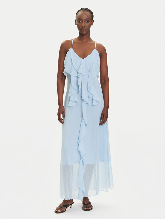 Vero Moda Официална рокля Camille 10336405 Светлосиньо Regular Fit за Жени цена