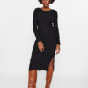 Vero Moda Плетена рокля 10291686 Черен Bodycon Fit за Жени цена