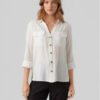 Vero Moda Риза Bumpy 10275283 Бял Regular Fit за Жени цена