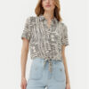 Vero Moda Риза Menny 10303694 Бежов Relaxed Fit за Жени цена