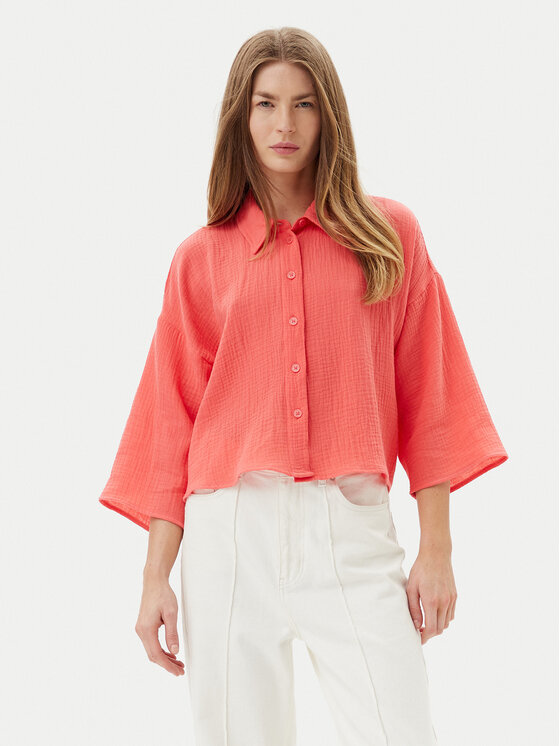 Vero Moda Риза Natali 10279685 Розов Standard Fit за Жени цена