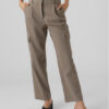 Vero Moda Текстилни панталони 10297422 Сив Straight Fit за Жени цена