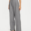 Vero Moda Текстилни панталони Vika 10323447 Сив Straight Fit за Жени цена