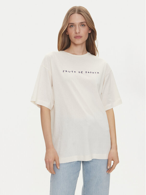 Vero Moda Тишърт Taz Hailey 10337839 Бял Regular Fit за Жени цена