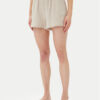 Vero Moda Шорти от плат Natali 10279687 Бежов Baggy Fit за Жени цена