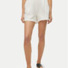 Vero Moda Шорти от плат Natali 10279687 Бял Baggy Fit за Жени цена