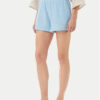 Vero Moda Шорти от плат Natali 10279687 Син Baggy Fit за Жени цена