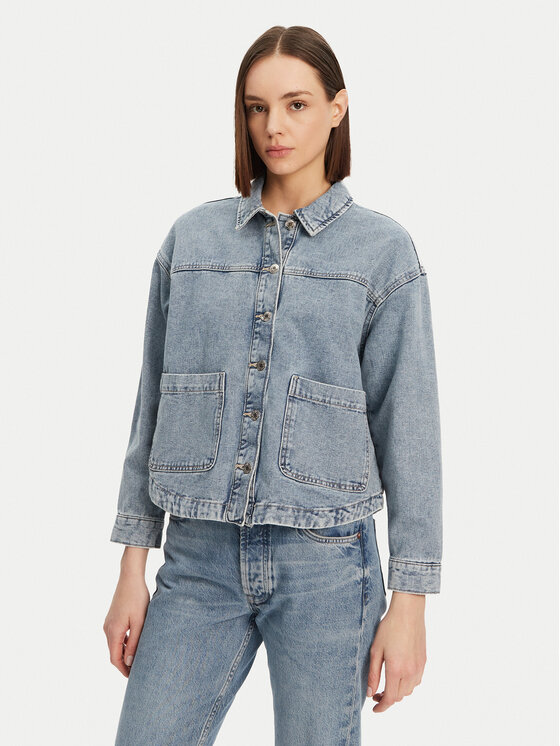Vero Moda дънкова риза Jamie 10331693 Син Relaxed Fit за Жени цена