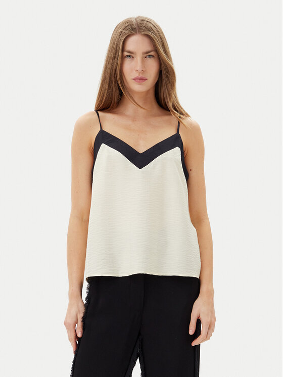 Vero Moda топ Denise 10329790 Бежов Regular Fit за Жени цена